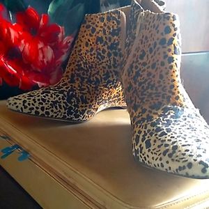 Matisse multi colored animal print bootie 7.5 m